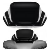 MOTORFISH 10 Wave Windshield Harley Black