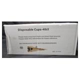 Clear Disposable Cups 40ct