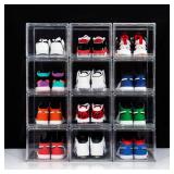 BSFHH 12pk Clear Drop Front Shoe Box Sz15