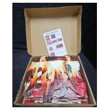 Multicolor Cardboard Fireplace Cutout Kit