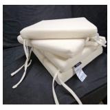 Favofamilie Cream Chair Cushions 16.5x16.5 3pk wTi