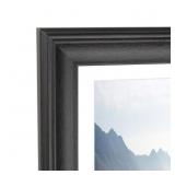 XYFBYSH 21x29 Black Solid Wood Picture Frame