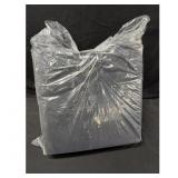 Black Padded Chair Cushion 20x20x4in