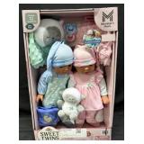 12-Piece ï¿½Sweet Twinsï¿½ 15ï¿½ Doll Set