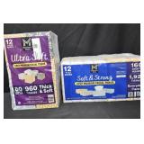 Ultra soft facial tissue 12 cube boxes. Soft and