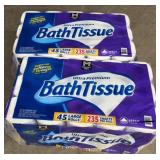 2- 45ct. Bags of Ultra Premium Bath Tissue Rolls