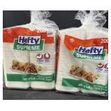 Hefty Supreme paper trays 6 1/2in x 8 5/8 in 400
