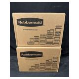 2- 20pc. Sets of Rubbermaid Plastic Food Storage