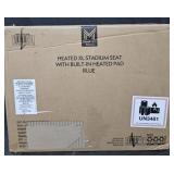 Heated XL Stadium Seat. Blue