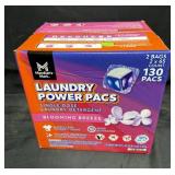 130ct. Box of Laundry Detergent Power Pacs