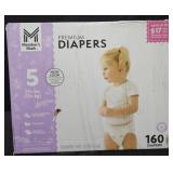 Premium size 5 diapers 160 count