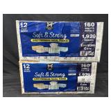 2- 12 box Soft & Strong 2-ply premium facial
