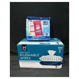540ct. Box of Flushable Wipes