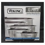 Viking 10 piece stainless steel mixing bowl set