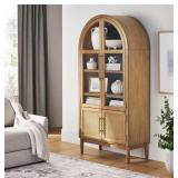 (MSRP: $299) Enzo Storage Cabinet With Rattan