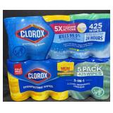 10- 85ct. Canisters of Clorox Disinfecting Wipes