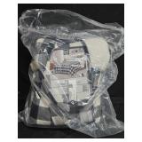 King size plush comforter set