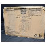 Indoor/Outdoor Bounce House, Blue, Untested