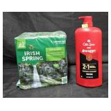 Irish Spring bar soap 20 count. Old Spice swagger