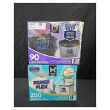 Power Flex 33 gallon trash bags 90 count. Power