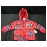 Boy's size 2T Spiderman winter coat. New w/ tags
