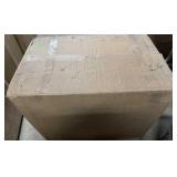 4- 27 Gallon Large Black Plastic Totes with Lids