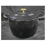 Tramontina 7Qt enameled cast iron Dutch oven.