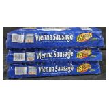 3- Vienna Sausage 18 cans each