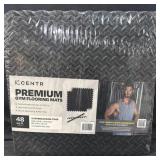 Centr Premium Gym Flooring Mats 48 sq ft 12 tiles