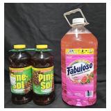 2- Pine Sol 60oz each. Fabuloso watermelon scent