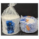 204ct. Bag of Ultra 10ï¿½ Paper Plates