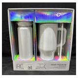 2-Pack Iron Flash Holiday Bottle+Tumbler Gift Set