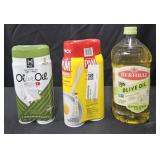 2- Olive Oil spray 7oz each. 2- Pam Canola Oil