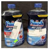 2- 38fl.oz. Bottles of Finish Powerball Jet Dry