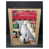 36ï¿½ Disco Mirror Snowman