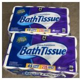 2- 45ct. Bags of Ultra Premium Bath Tissue Rolls