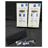 2- Zeiss Lens Care Packs and Pair of Glasses