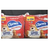 2- Charmin Ultra Strong bath tissue 32 rolls each
