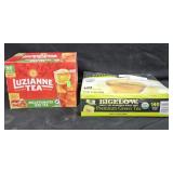 Luzianne Decaf Tea 96 bags. Bigelow green tea 140