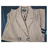 Women's size Large DKNY fashion coat. New w/ tags