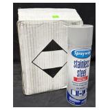 6- 15oz. Cans of Sprayway Stainless Steel Cleaner