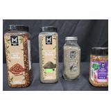 Crushed Red pepper 13.5oz. Black pepper 18oz.