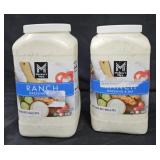 2- Ranch dressing 1 gallon each
