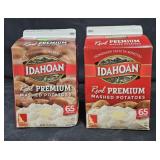 2- Idahoan mashed potatoes 3.25lb each