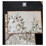 Elegant Framed Botanical Prints Set