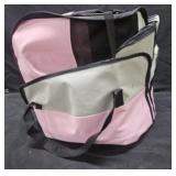 Pet Carrier Gray  Pink