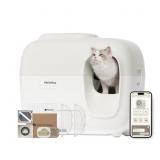 PetSnowy Auto Self-Clean Cat Litter Box TiO2