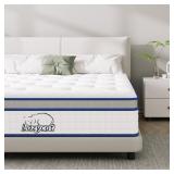 LAZYCAT Twin 10in Hybrid Memory Foam Mattress