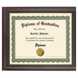16 x 20 Cherry Wood Diploma Fram