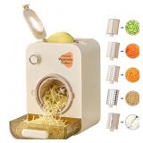 Kawu 5-in-1 Automatic Electric Cheese Grater